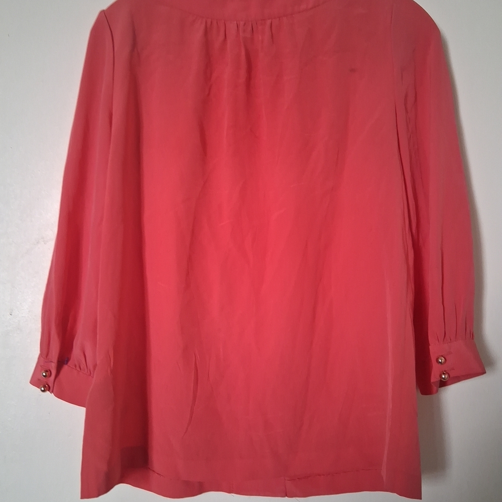 Kate Spade Coral Blouse - Picture 2 of 5